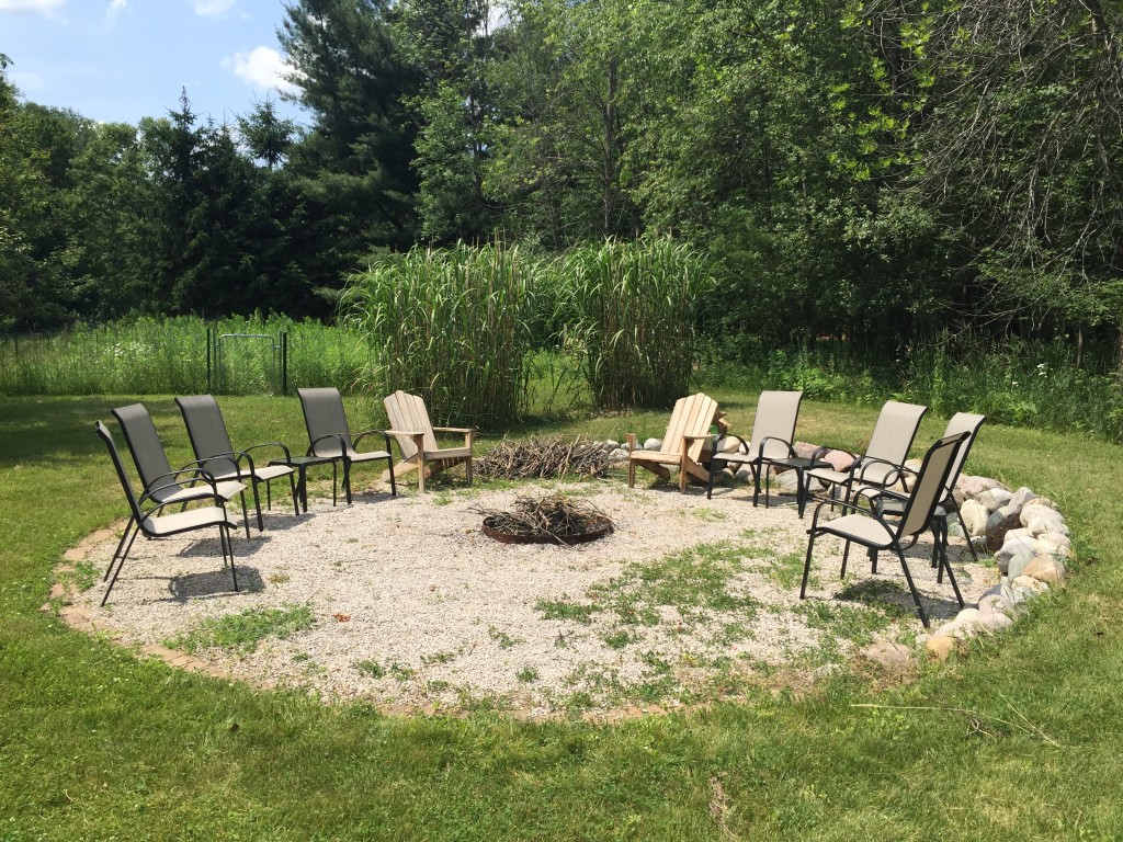 The Fire Pit, Prior To Using The Hula Ho